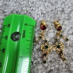 Chatherines Dangle Drop Candy Cane Pierced Post Earrings Christmas Holiday Wear Photo 6
