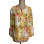 Ted Baker  Sheer Floral Blouse Photo 4