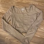 Hollister  Cropped Long Sleeve Baby Tee Size XS Photo 0