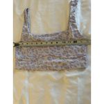 Forever 21 Purple Crop Top Lavender Cheetah Leopard Women's Medium Sports Bra Photo 5