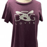 Dog Lover Purple Short Sleeve Tee Size XL Photo 0