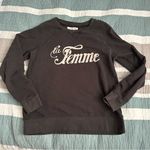 Sol Angeles  La Femme Anthropologie Sweatshirt Graphic S Crewneck Photo 2