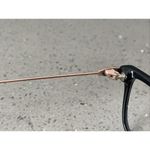 Bulova  Eyeglasses Frames Only Afton 53-16-135 Black Plastic Full-Rim Rectangle Photo 7