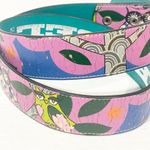 Rock‎ Rebel Size Medium Multi Colored Painted Owl Printed Belt Photo 1