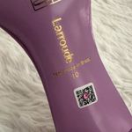 Larroudé‎ Larroude Greta Kitten Heel lilac Mule Patent Leather shoes 10 Photo 4