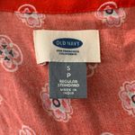 Old Navy Pullover Red Floral Split V Dress 44PE Photo 5