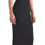 SKIMS  Cotton Rib Long Tank Dress Black Medium NWT IN PACKAGE Photo 0