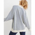 Aerie  Sugar Rush Chenille Collared Stripe Sweater Photo 1
