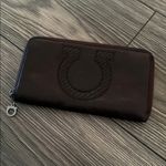 Salvatore Ferragamo  Brown embossed logo Leather Wallet full
Size Photo 11