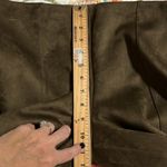 ZEZA B size XL olive green split hem faux suede pull on leggings elastic waist Black Photo 6