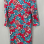 Lilly Pulitzer  watermelon  topanga coral shells dress summer‎ cruise small Photo 0