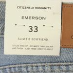 Citizens of Humanity NWT Emerson in Night Cap Relaxed Slim Boyfriend Jeans 33 Photo 10
