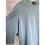 Cynthia Rowley  Blouse Sage Cottagecore Puff Shoulder Modal 1X Romantic Feminine Photo 5