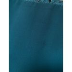 A Byer Teal Lace Cold Shoulder Dress High Neck Flowy Chiffon Elegant Chic Easter Green Size M Photo 6