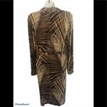 Tommy Bahama  Hawaiian Belted Wrap Dress M Packable Vacation Bahamas Resort Wear Photo 3