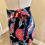 Roxy Missing You Midi Wrap Skirt Black Floral Rose Size XS Photo 6