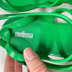 Melissa  Green Rubber Strappy Sandals Womens 8 Jelly Shoes Flats Beachy Summer Photo 1