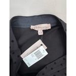 Philosophy Skirt Womens Size 6 Black A-Line Textured Dot Print Classic Short Photo 7