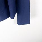 Eileen Fisher  Navy Long Sleeves Open Front Blazer Jacket Size Medium Photo 4