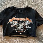 SheIn Rock Band Crop Top Photo 0