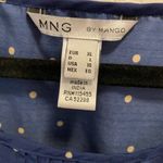 Mango MNG By  Navy Blue Polka-Dot Dress. Photo 2
