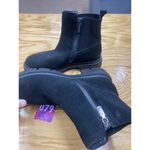 Blondo Bandit Women 8 M Black Suede Side Zip Water-Proof Round Toe Chelsea Photo 1