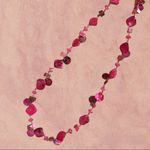 Style & Co . Shell Rope Long Gold-Tone Women's Necklace 42", Pink/Red Reg $29.50 Photo 3