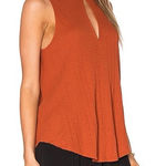 Free People Faye Ribbed Tank Top Large NWT Photo 0