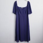 Baltic Born  Colette Navy Blue Sweatheart Midi Dress Photo 2