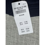 Hollister Women Navy Blue Ribbed V Neck Short Sleeve T Shirt Size Medium Photo 4