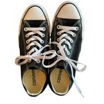 Converse Chuck Taylor Low Top Sneakers Black White Size 7.5 Photo 7