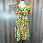 J.Crew Factory Linen Blend Dress With Flutter Sleeves 2 size2. order113 Photo 2