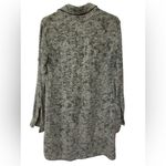 Cloth & Stone  gray vneck collared long sleeve shirt dress Photo 1