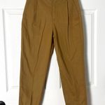Bershka NWT Tan Cuffed Ankle Cropped Trouser Pants Photo 1
