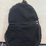 Black Canvas Shoulder Bag Red Rose Floral Print Distressed‎ Fringe Crossbody Photo 4