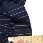 Blingor Navy Pinstripe Romper M Gold Button Preppy Nautical Sophisticated Chic Blue Size M Photo 6