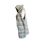 Stylish Multicolor Hooded Sweater Vest Pink Size L Photo 2