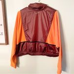 Nike  Sportswear 1/4 Zip Top Women’s XL Camellia Firewood Orange White Pullover Photo 5