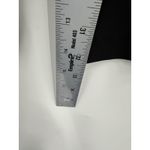 BCBGMAXAZRIA  Jackee Draped Pants Womens Small‎ Black Crepe Ruffle Slit Wide Leg Photo 10