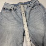 Levi's  Premium 501 Straight Leg Jeans Womens 28 Button Fly Distress Light Blue Photo 11