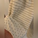 Anthropologie  Cartonnier Off White Cotton Double Breasted Blazer Size MP Cotton Photo 2