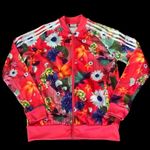 Adidas  floral Athletic Jacket Full zip L Photo 1