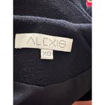 Alexis  Dominique Black Wool Mini zip up Dress‎ XS capsule minimalist feminine Photo 3