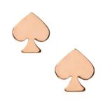 Kate Spade New  Signature Spade Mini Rose Gold Studs Photo 0