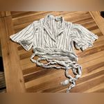 Free People  tie wrap cropped blouse XS Photo 1