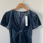 AQUA  Velvet‎ Knot-Font Mini Dress Photo 4