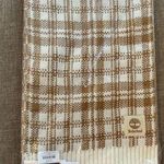 Timberland  Scarf Plaid Cream & Beige 10”W x 68”L NEW & SEALED HOLIDAY WINTER Photo 0