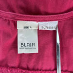 Blair Vintage 90s Midi Dress 100% Cotton Cap Sleeve Womens Size Large | Modest Photo 3