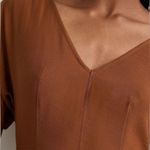 Madewell  Wide V-Neck Seamed Midi Dress Photo 3