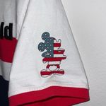 Disney Walt World Red White And Blue Vintage Style Shirt Photo 2